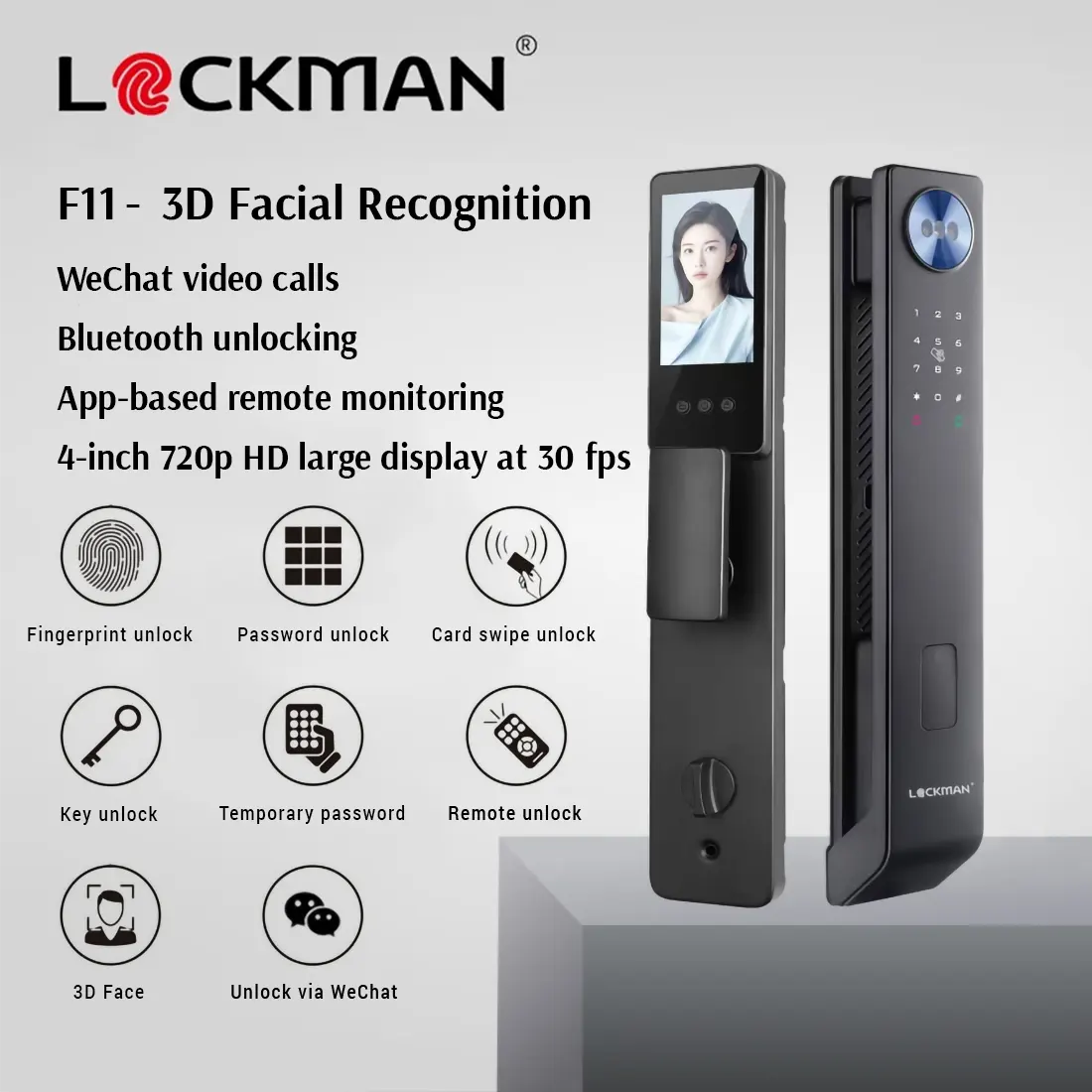 LOCKMAN F11 | 3D Facial Recognition
