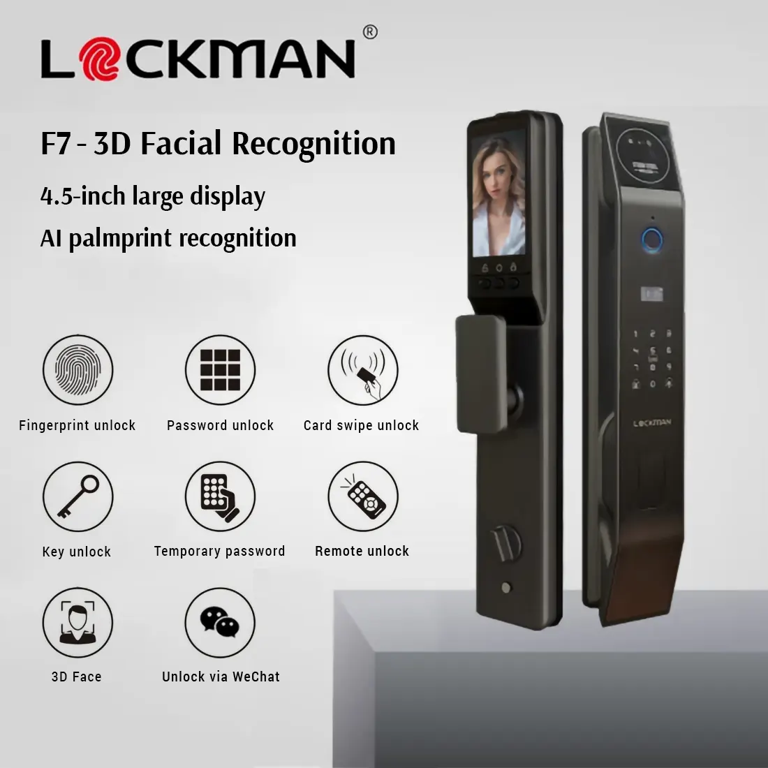 LOCKMAN F7 | 3D Facial Recognition