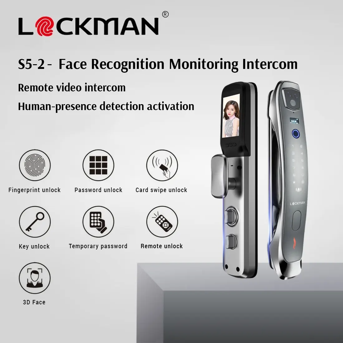 LOCKMAN S5-2 | 3D Facial Recognition