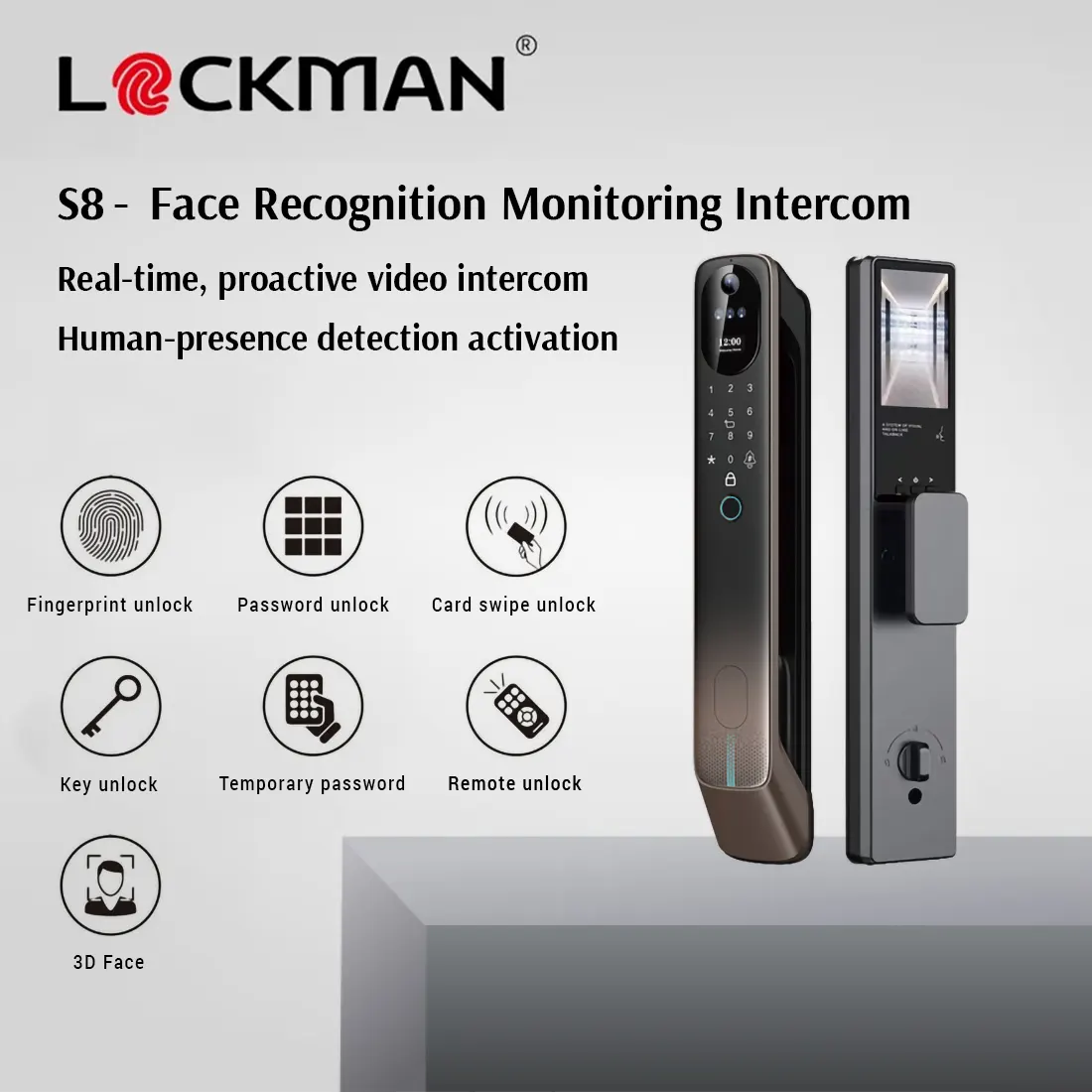 LOCKMAN S8 | 3D Facial Recognition